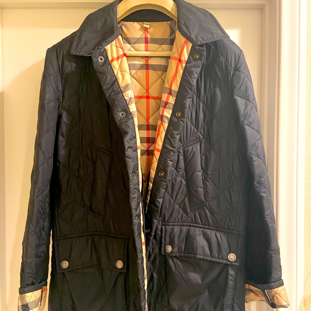 Burberry Mens Quilted Jacket Size XL